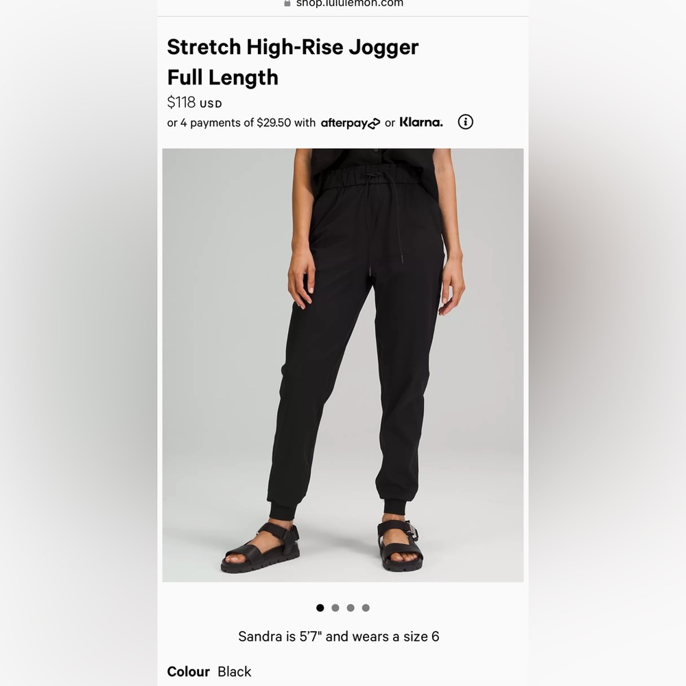 Lululemon Stretch High-Rise Jogger Full Length 2